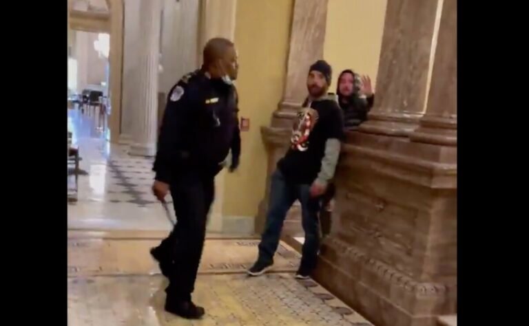Hero Black Officer Led Mob Away To Save Lives During Capitol Riot